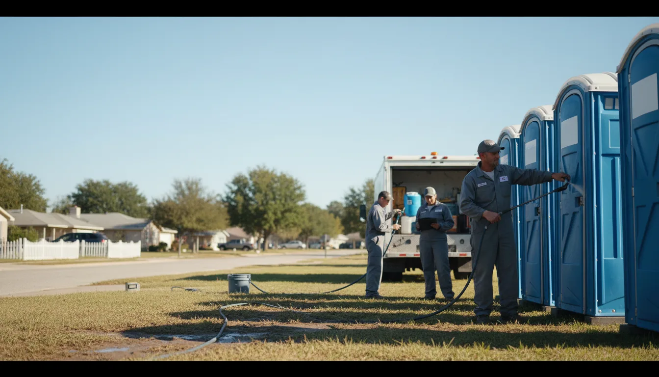 Long-Term Portable Toilet Rental in Brookston, TX near me